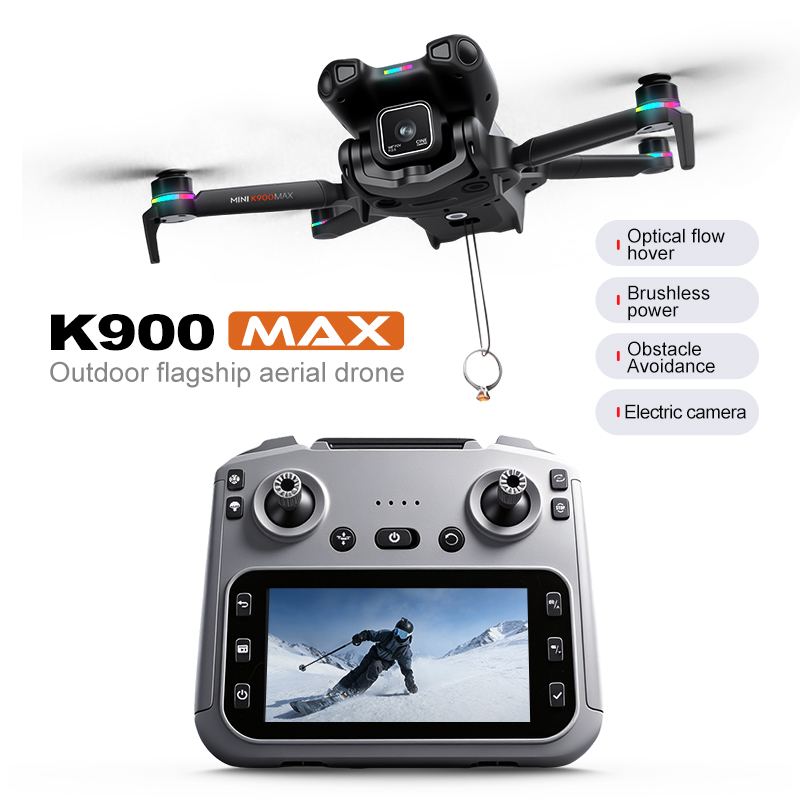 Drone Multispectral - Yeni K900 MAX GPS Drone Kamera