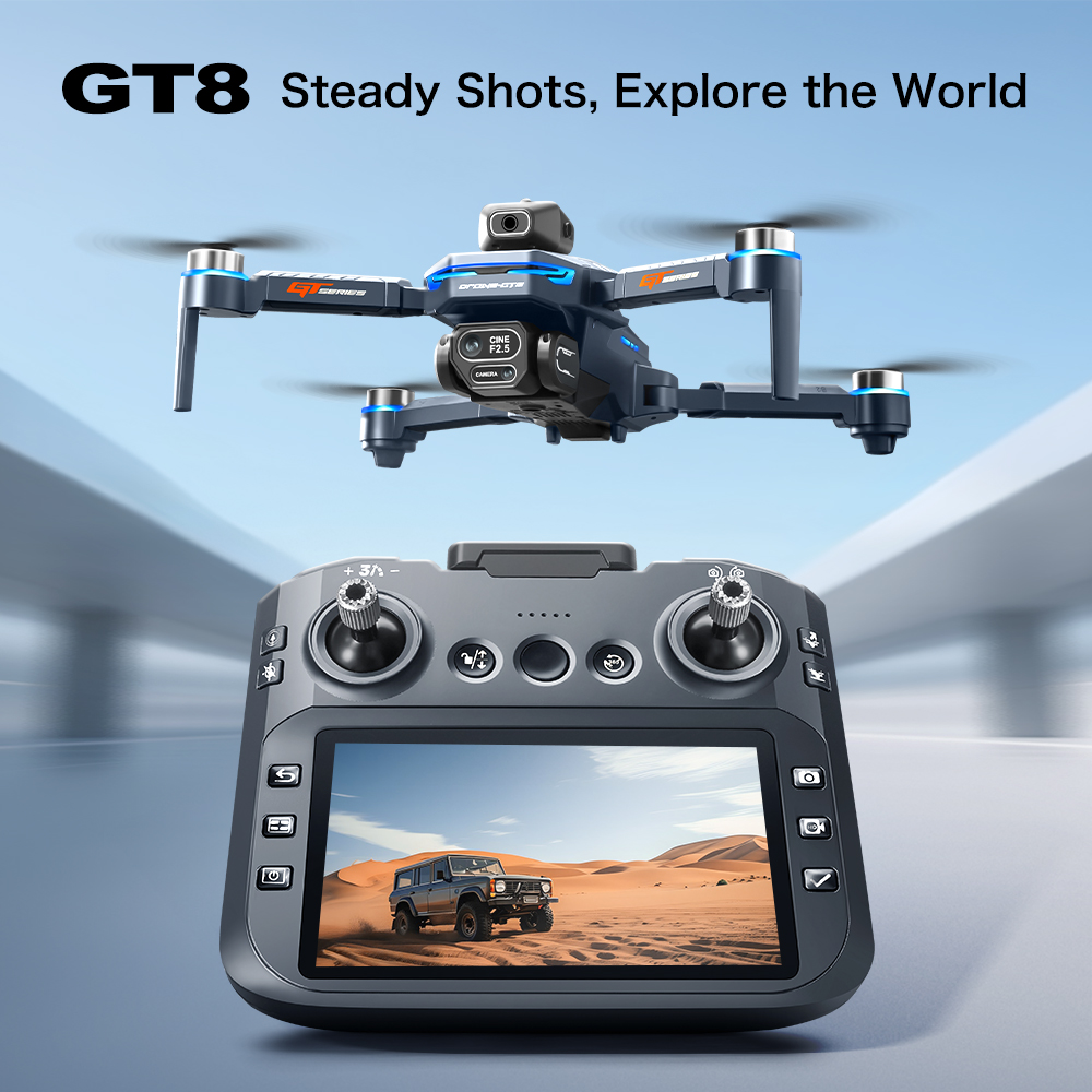GT8 Max Katlanabilir Drone 8K  - Drone Multispectral incelemesi ve fiyatı