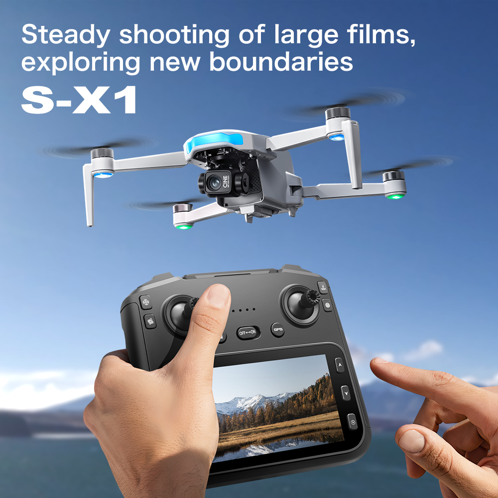 Orijinal S-X1 GPS Drone 8KHD p - Drone Multispectral incelemesi ve fiyatı