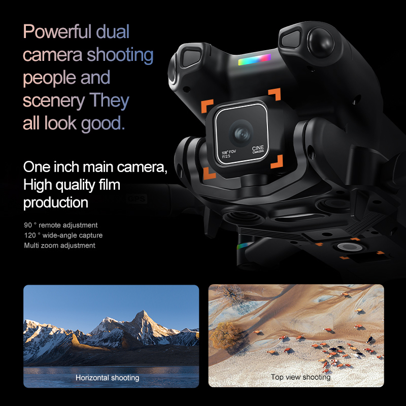 Yeni K900 MAX GPS Drone Kamera - Drone Multispectral incelemesi ve fiyatı