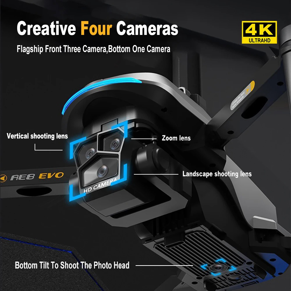 AE8 EVO Drone GPS 8K Profesyon - Drone Multispectral incelemesi ve fiyatı